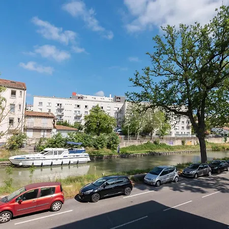 T2 Lumineux Vue Canal & Proche Cite Carcassonne